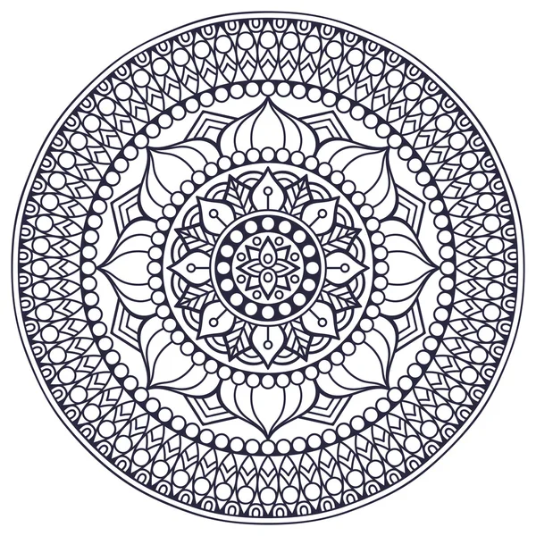 Mandala indiano vettoriale — Vettoriale Stock