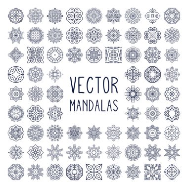 Vektör süslemeleri Mandala