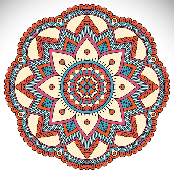 Vector indio Mandala — Vector de stock