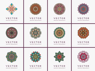 Vektör inndian Mandala