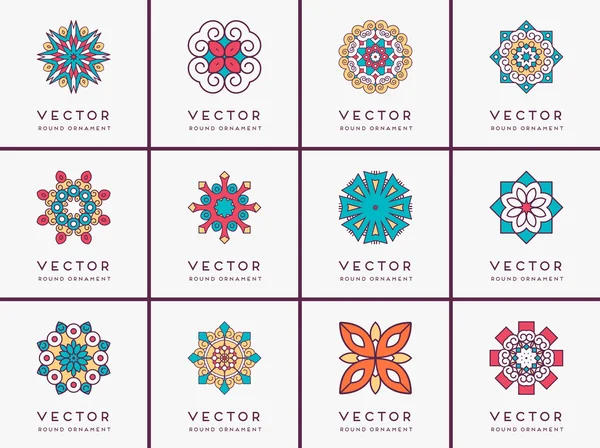 Vector inndian Mandala — Archivo Imágenes Vectoriales