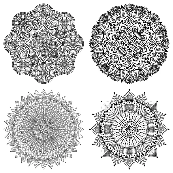 Vector decorar Mandala — Vector de stock