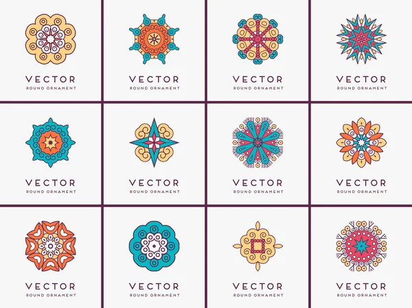 Vector inndian Mandala — Archivo Imágenes Vectoriales