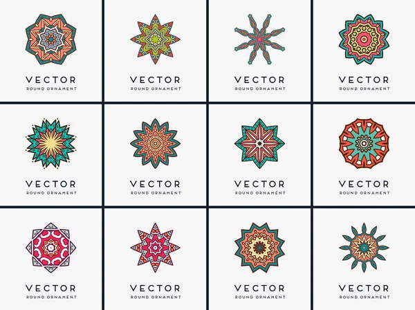 Vetor inndian Mandala — Vetor de Stock