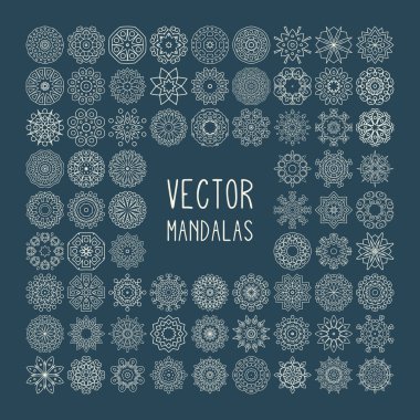 Vektör süslemeleri Mandala