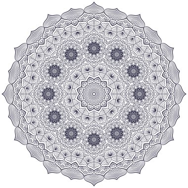 Vektör Hintli Mandala