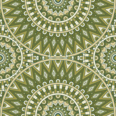 etnik çiçek seamless modeli