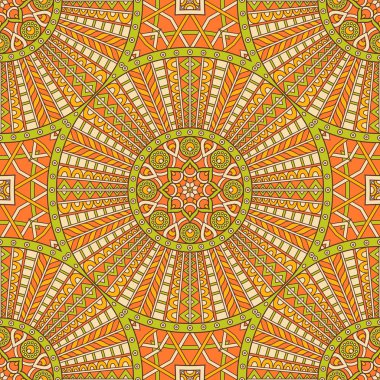 etnik çiçek seamless modeli