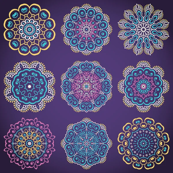 Vektorindian Mandala — Stock vektor