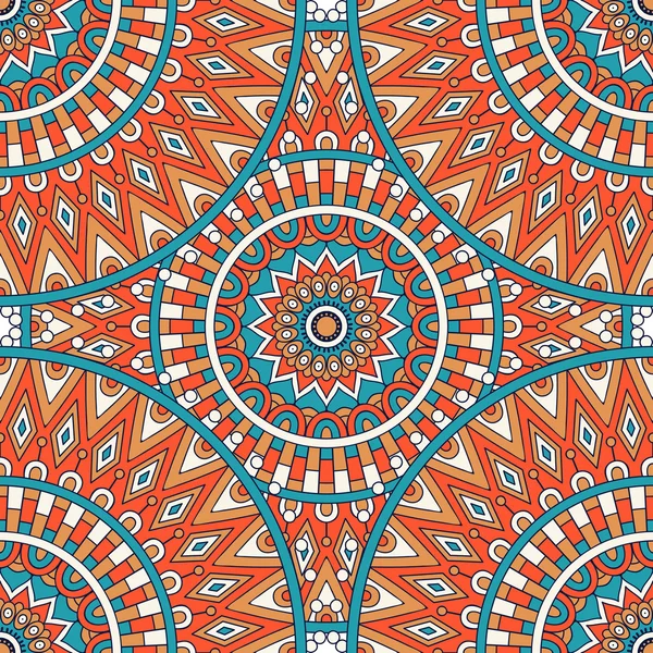 etnik çiçek seamless modeli