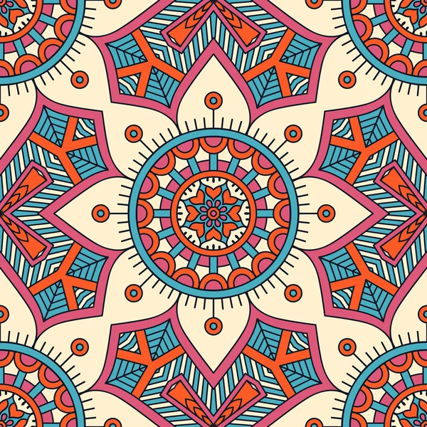 etnik çiçek seamless modeli