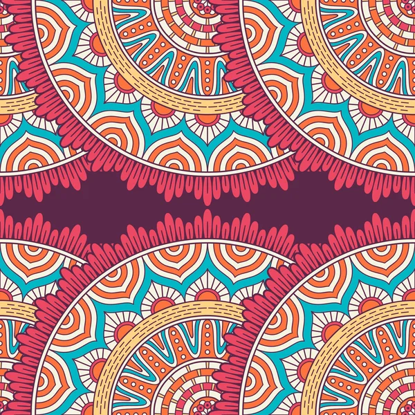 etnik çiçek seamless modeli