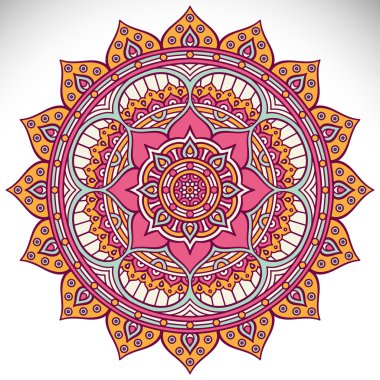 Mandala etnik tarzda