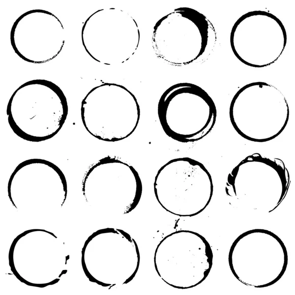 Elementos de círculo conjunto 1 — Archivo Imágenes Vectoriales