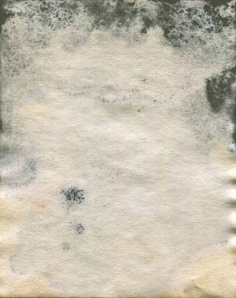 Moldy old watercolor paper texture — Stock Photo, Image