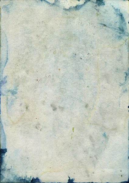 Stained old watercolor paper texture — Stock Photo, Image