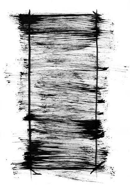 Grunge brush stroke texture frame — Stock Photo, Image