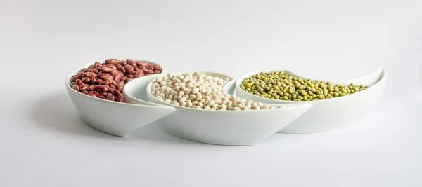 Seramik kase çok renkli fasulye