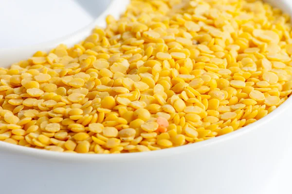 Fasulye beyaz seramik kase