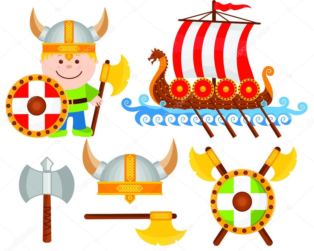 Viking Kid Vector Illustration Vector Image By C Ragerabbit Contributor Vector Stock