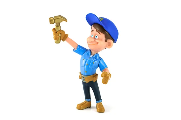 Fix-It Felix, Jr. fugure toy character from Wreck-it Ralph — Stock Photo, Image