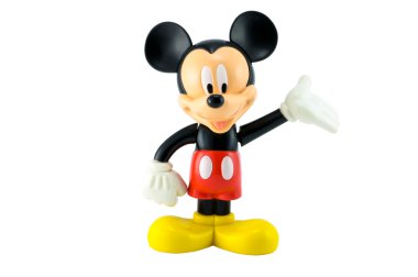 Mickey Mouse isolated on white clipart