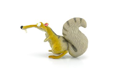 Scrat karakter formu buz devri amimated. Modeli şekil oyuncak formu buz devri film