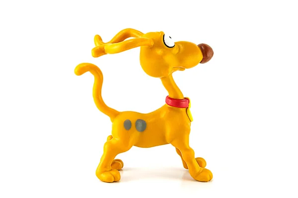 Spike dog figure toy character in the series of rugrats animated. — Stock Photo, Image