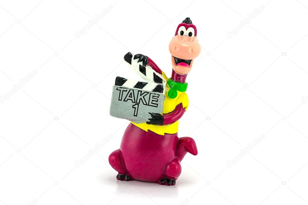 Dino character from The flintstones animated hold a clapper Board figure – Stock Editorial Photo © nicescene #55345985 Dino character from The flintstones animated hold a clapper Board figure – Stock Editorial Photo © nicescene #55345985