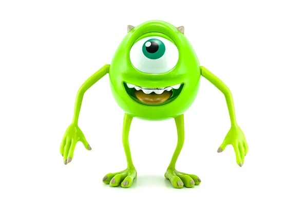 Mike character toy form Monster inc animation — Stock Photo, Image