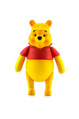 Figure of Winnie the Pooh character  clipart