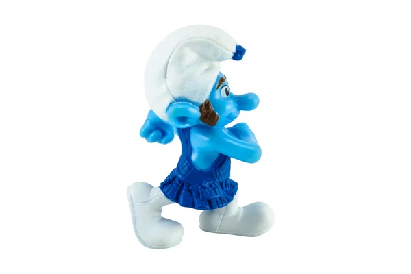 Onstuimig Smurf speelgoed figuur model — Stockfoto