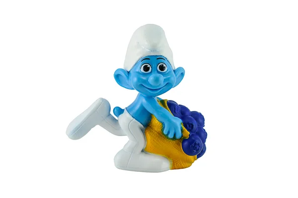 Acenando personagem Smurf — Fotografia de Stock