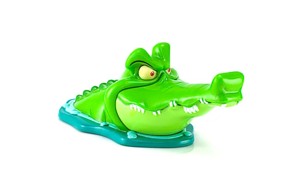 Carrapato-Tock a figura de crocodilo personagem de brinquedo modelo de Peter Pa — Fotografia de Stock