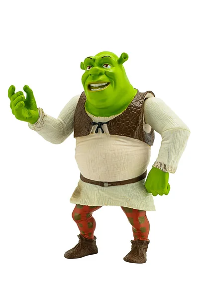 Shrek figura brinquedo personagem forma O Shrek . — Fotografia de Stock