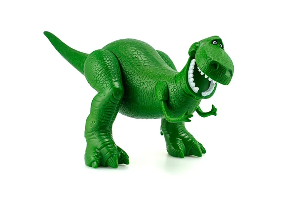 雷克斯的绿色恐龙玩具字符从玩具总动员动画 fi — 图库照片