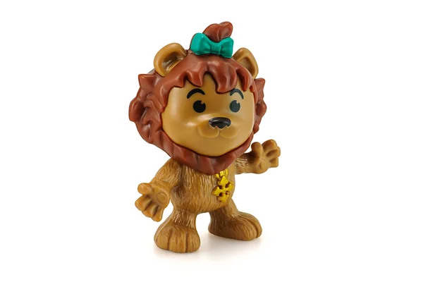 Cowardly lion action figure from Wizard Of Oz movie. — Stock Photo, Image