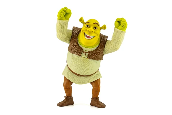 Shrek juguete figura modelo personaje de Shrek la película . —  Fotos de Stock