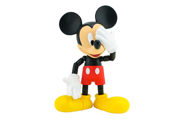 Mickey mouse action figure from Disney character.