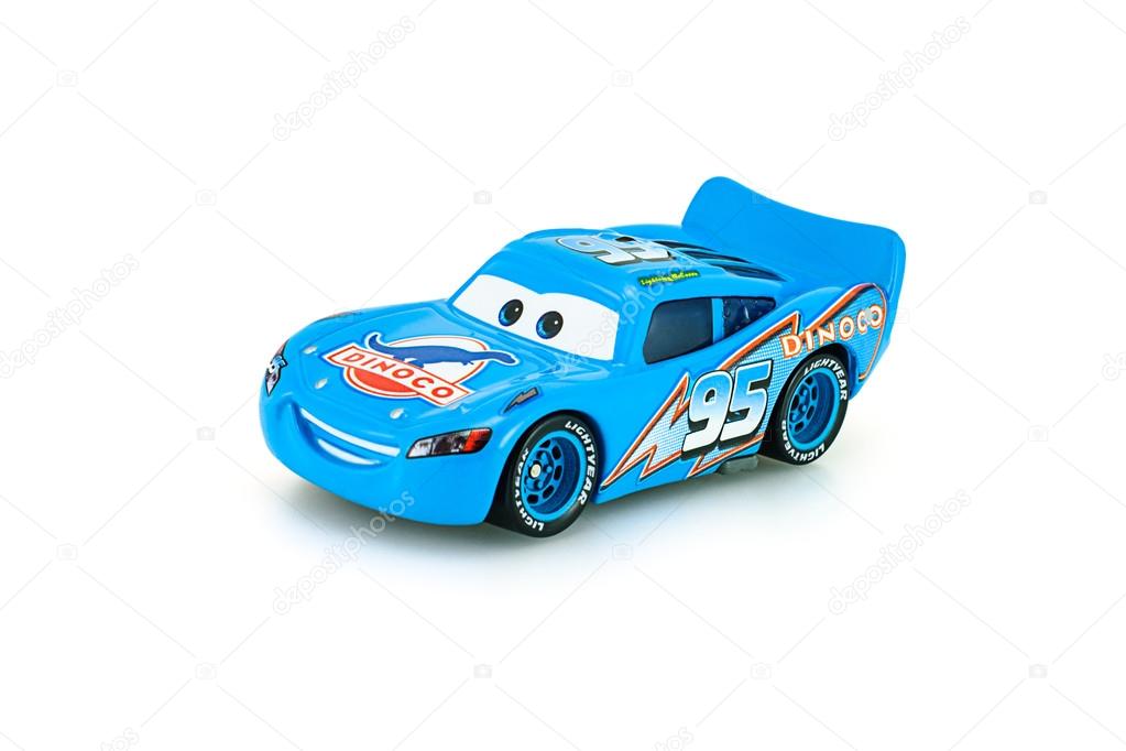 Dinoco McQueen main protagonist of the Disney Pixar feature film