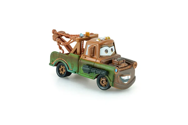 Trekken van Mater pick-up truck met machine gun — Stockfoto