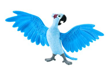 Kadın nadir macaws oyuncak karakter formu Rio animasyon film mücevher. 