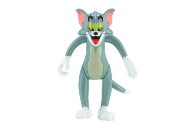 Tom gri kedi oyuncak karakter formu Tom ve Jerry animasyon çizgi film.