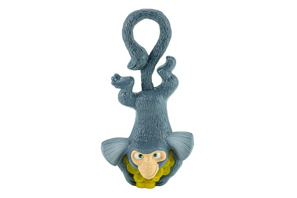 Macaco Mauro roubando moedas de ouro forma de personagem de brinquedo RIO animatio — Fotografia de Stock