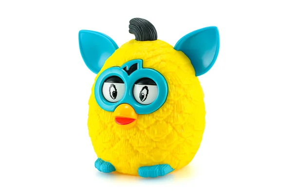 Yellow furby from Furby Boom collection toy series. — Stock Photo, Image