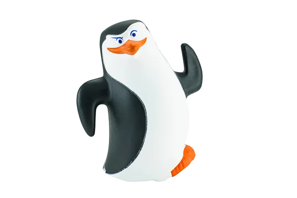 Rico penguin toy character form Penguins of Madagascar animation — Stock Photo, Image