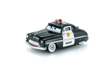 Sheriff traffic corp a die cast toy character from Disney Pixar  clipart
