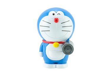 Doraemon a blue robot cat a main protagonist of Doraemon Japanes clipart