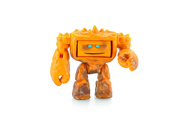 Chunk  an orange muscular rock monster — Stock Photo, Image