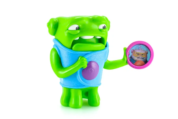 Nervioso OH alien color verde juguete personaje de Dreamworks HOME — Foto de Stock